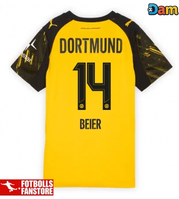 Borussia Dortmund Maximilian Beier #14 Hemmatröja Dam 2025-26 Kortärmad